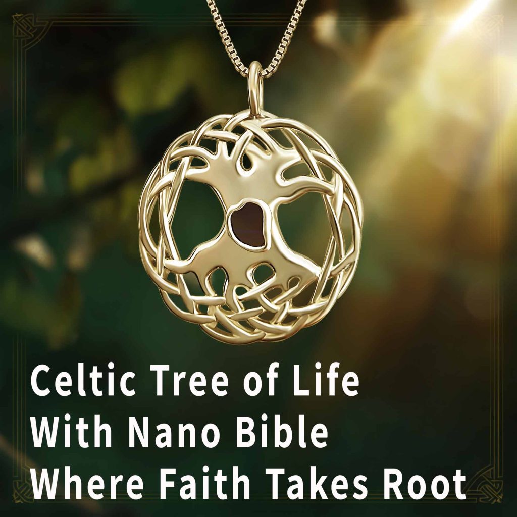 Christmas Gift for Wife: Heart-Shaped Pendants With New Testament Bible Inside From My Nano Jewelry